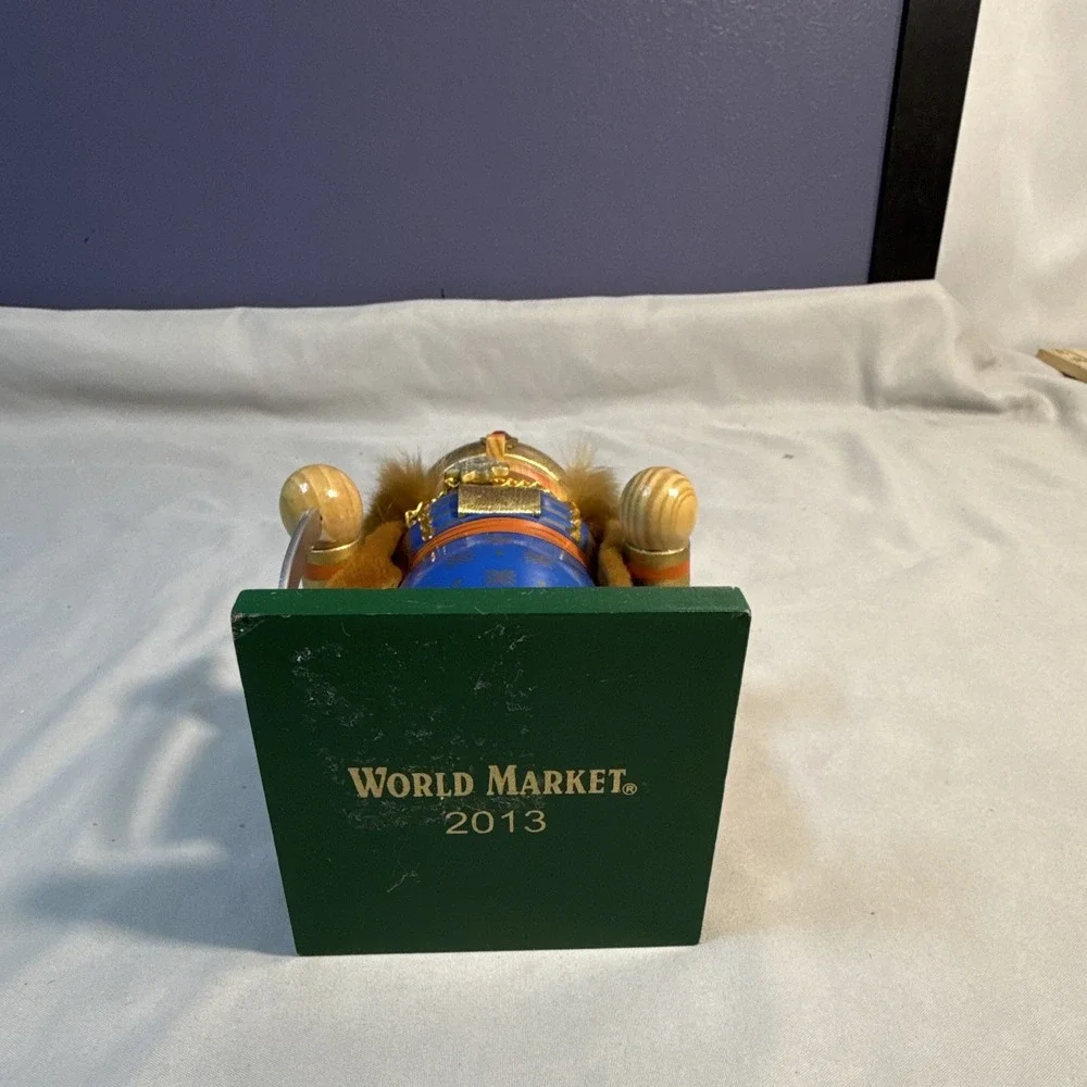 World Market 2013 Turkish Nutcracker Wooden Holiday Decor 14